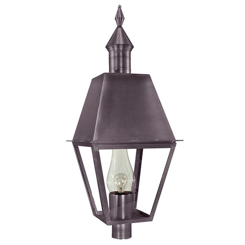 Boston One Light Post Mount in Dark Brass (196|1133DBCIMCLR)