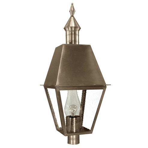 Boston One Light Post Mount in Dark Antique Brass (196|1133DABCIMSMG)