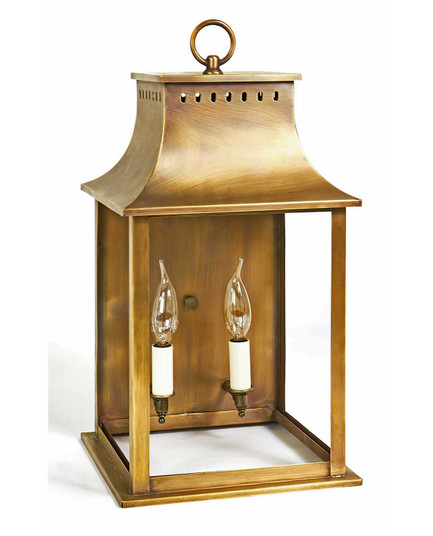 Rockland Two Light Wall Mount in Antique Brass (196|11321ABLT2CLR)