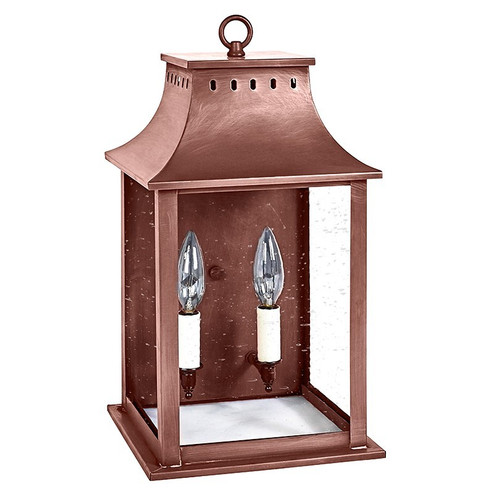Rockland Two Light Wall Mount in Antique Copper (196|11311ACLT2CSG)