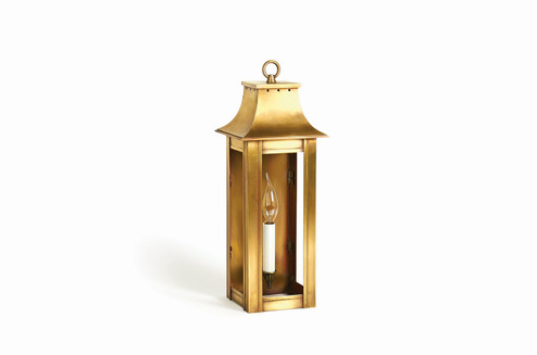 Coplin One Light Wall Mount in Antique Brass (196|11211ABLT1CLR)