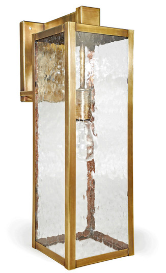 Uptown One Light Wall Mount in Antique Brass (196|10527ABMEDCSG)