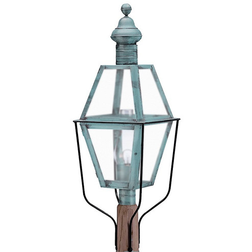Boston One Light Post Mount in Verdi Gris (196|1043VGCIMFST)