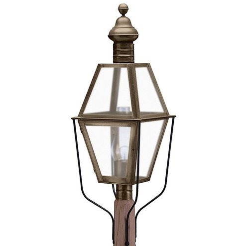 Boston One Light Post Mount in Dark Antique Brass (196|1043DABCIMFST)