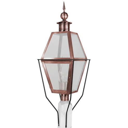 Boston One Light Post Mount in Antique Copper (196|1033ACCIMFST)