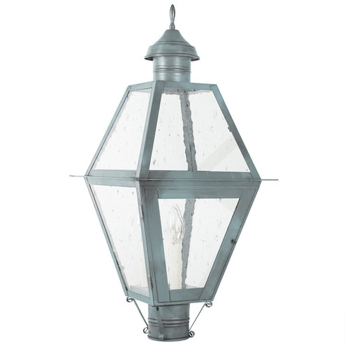 Boston Three Light Post Mount in Verdi Gris (196|1013VGLT3CSG)