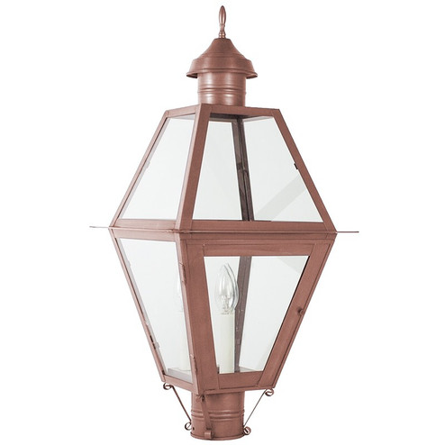 Boston Three Light Post Mount in Antique Copper (196|1013ACLT3CLR)