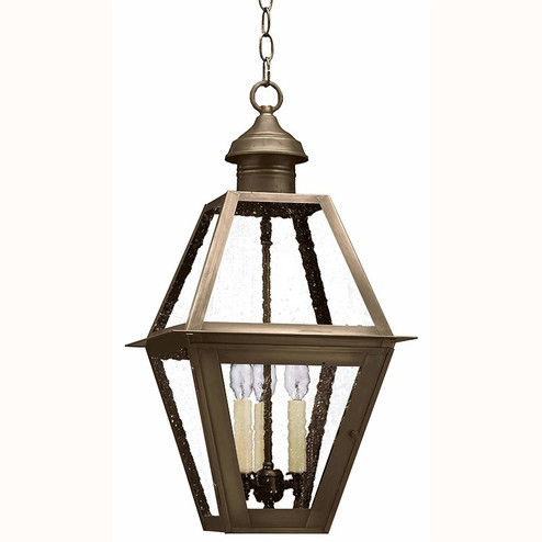 Boston Three Light Hanging Lantern in Dark Antique Brass (196|1012DABLT3SMG)