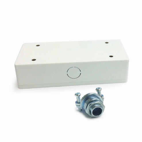 Sl LED LEDur Ledur Undercabinet J-Box W/ 2 Female Connectors in White (167|NUA802W)