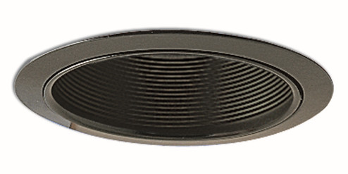 Rec Inc 6'' Trim 6'' Stepped Baffle W/ Metal Ring in Black (167|NTM40B)