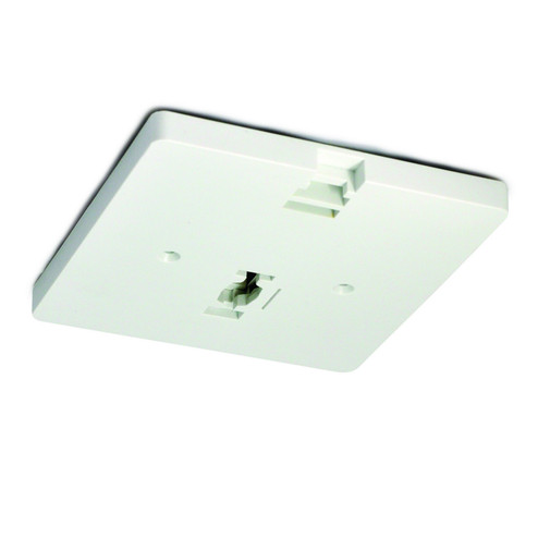 Track Syst & Comp-1 Cir Monopoint Canopy Feed For Low Voltage Track Head in White (167|NT337W)