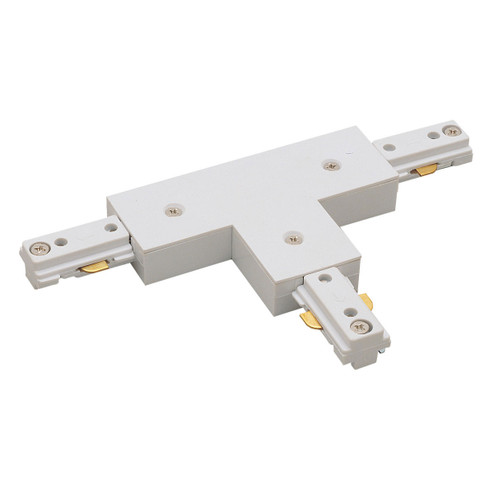 Track Syst & Comp-1 Cir T Connector, 1 Circuit Track in White (167|NT314W)