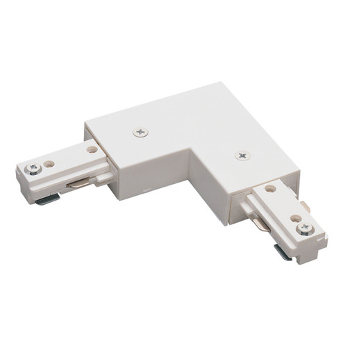 Track Syst & Comp-1 Cir L Connector, 1 Circuit Track in White (167|NT313W)