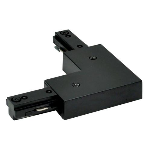 Track Syst & Comp-1 Cir L Connector, 1 Circuit Track in Black (167|NT313B)