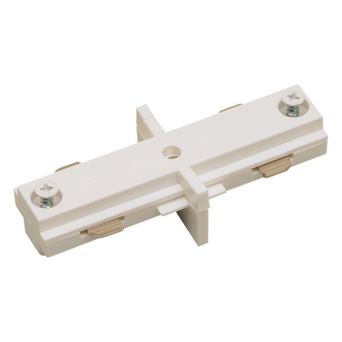 Track Syst & Comp-1 Cir Straight Connector For 1 Circuit Track in White (167|NT310W)