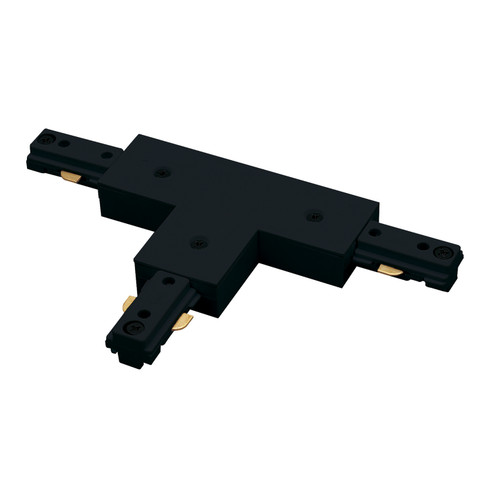 Track Syst & Comp-2 Cir T Connector, 2 Circuit Track, Left Polarity in Black (167|NT2314BL)