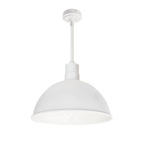 LED Rlm Stem Mounted LED Shade in White Outer / White Inner (167|NRLM16ST3840WWLE460)