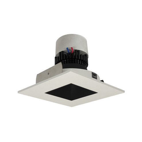 LED Pearl Recessed in Black Reflector / White Flange (167|NPR4SNDSQ40XBW)