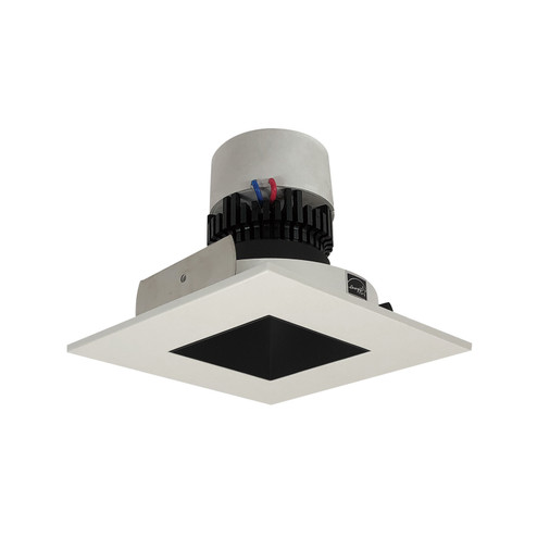LED Pearl Recessed in Black Reflector / White Flange (167|NPR4SNDSQ27XBW)