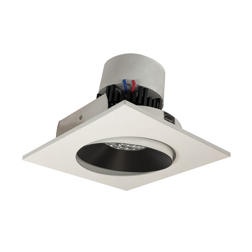 LED Pearl Adjustable Trim in Black Reflector / Warm White Flange (167|NPR4SC40XBW)