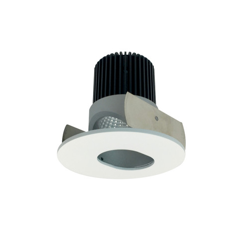 Rec Iolite LED Adjustable Slot Aperture in Haze Slot Aperture / Matte Powder White Flange (167|NIOB2RSL40QHZMPW)