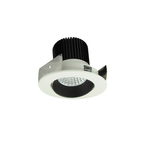 Rec Iolite 2'' Round Cone Reg. Adjustable, in Black Reflector / White Flange (167|NIOB2RC30XBW10)