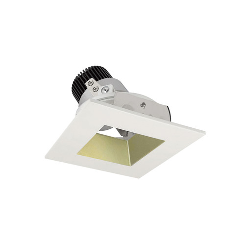 Rec Iolite Adjustable Trim in Champagne Haze Reflector / Matte Powder White Flange (167|NIO4SDSQ30XCHMPW10)