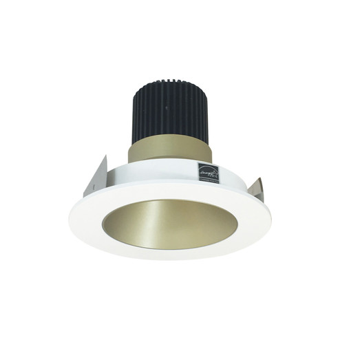 Rec Iolite Reflector Non-Adjustable Trim in Champagne Haze/ Matte Powder White (167|NIO4RNDC35XCHMPW10)