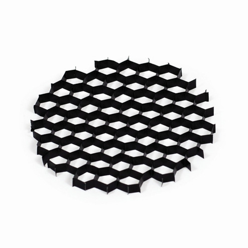Rec Iolite Hex Cell Louver For 1'' Iolite in Black (167|NIO1HC)