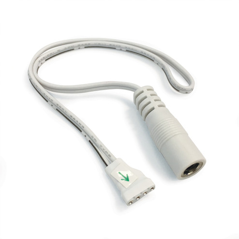 Ho & Hb Tape Accessory 12'' 24V Power Line Intercab in White (167|NAHO609W)