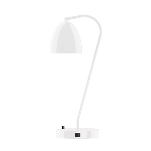 J-Series One Light Table Lamp in White (518|TLC41744)
