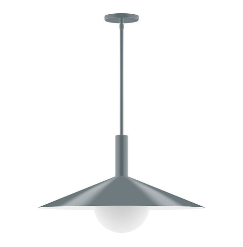 Zing One Light Pendant in Slate Gray (518|STGX478G1540)