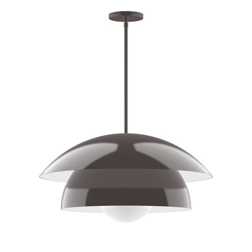 Nest One Light Pendant in Architectural Bronze (518|STGX447G1551)