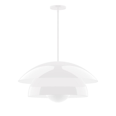 Nest One Light Pendant in White (518|STGX447G1544)