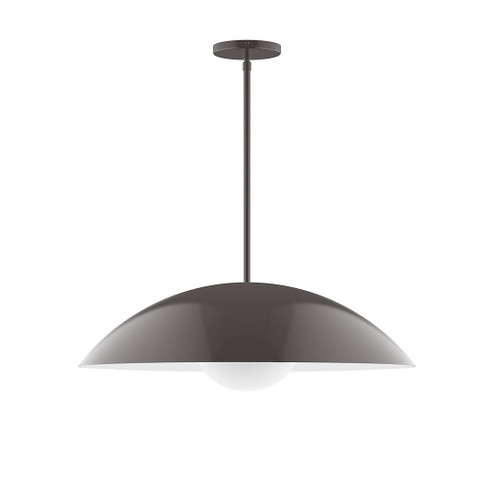 Plateau One Light Pendant in Architectural Bronze (518|STG439G1551)