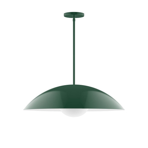 Plateau One Light Pendant in Forest Green (518|STG439G1542)