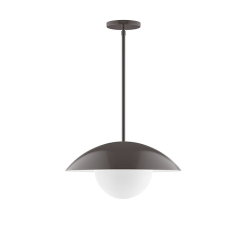 Plateau One Light Pendant in Architectural Bronze (518|STG438G1551)