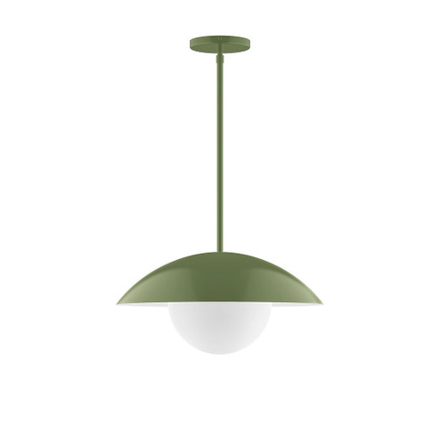 Plateau One Light Pendant in Fern Green (518|STG438G1522)