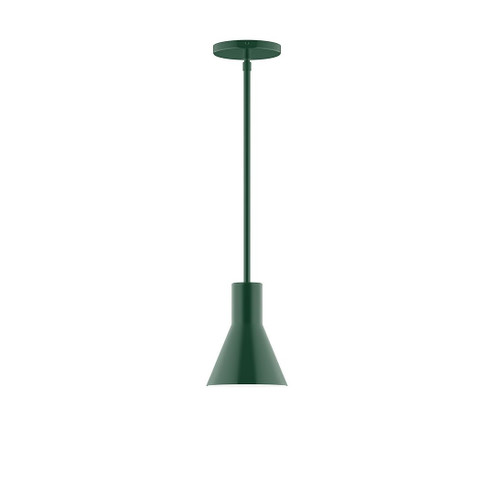 Axis One Light Pendant in Forest Green (518|STG43642)