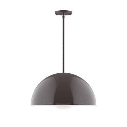 Arcade One Light Pendant in Architectural Bronze (518|STG433G1551)