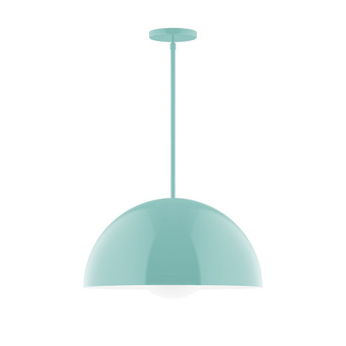 Arcade One Light Pendant in Sea Green (518|STG433G1548)