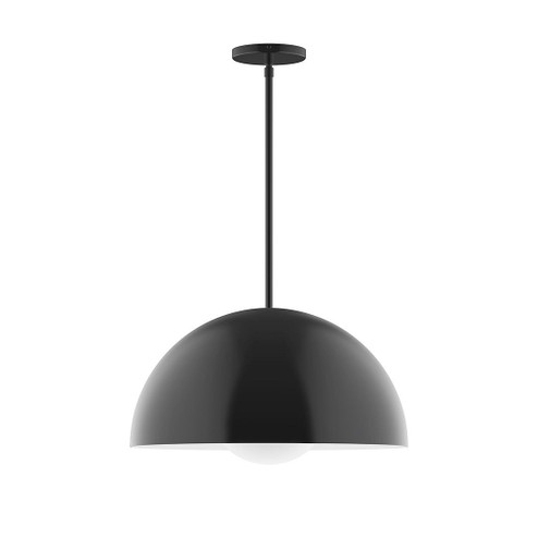 Arcade One Light Pendant in Black (518|STG433G1541)