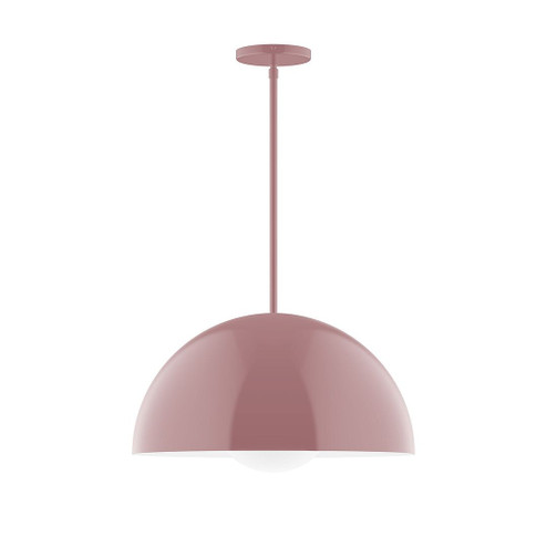 Arcade One Light Pendant in Mauve (518|STG433G1520)