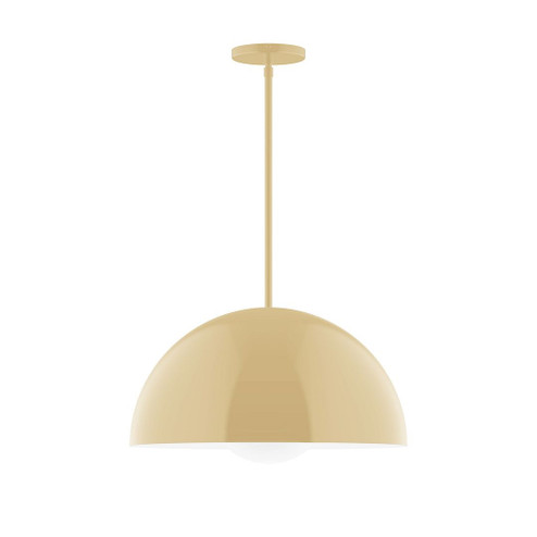 Arcade One Light Pendant in Ivory (518|STG433G1517)