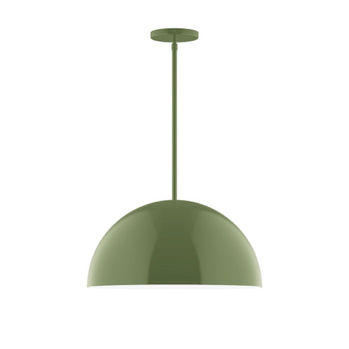 Arcade One Light Pendant in Fern Green (518|STG43322)