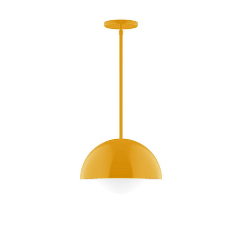 Arcade One Light Pendant in Bright Yellow (518|STG432G1521)
