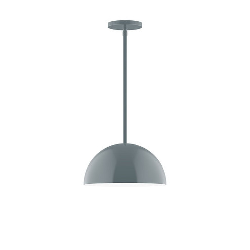 Arcade One Light Pendant in Slate Gray (518|STG43240)