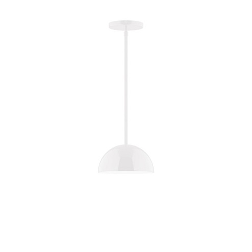 Arcade One Light Pendant in White (518|STG43144)