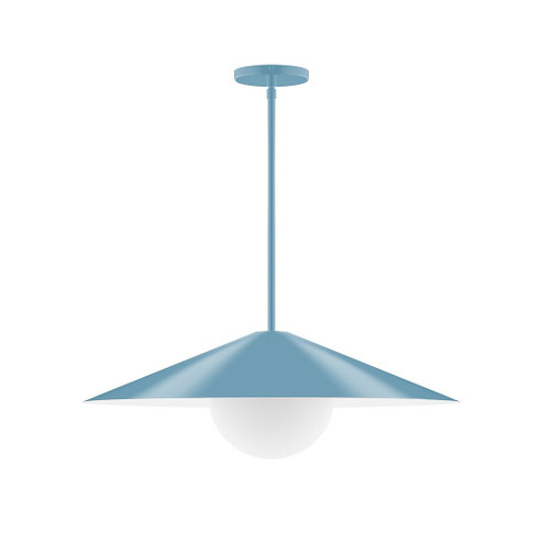 Vessel One Light Pendant in Light Blue (518|STG429G1554)