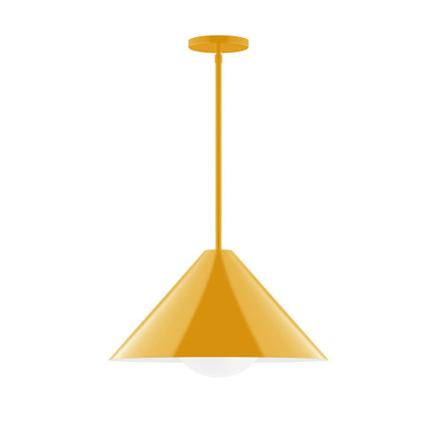 Pinnacle One Light Pendant in Bright Yellow (518|STG423G1521)